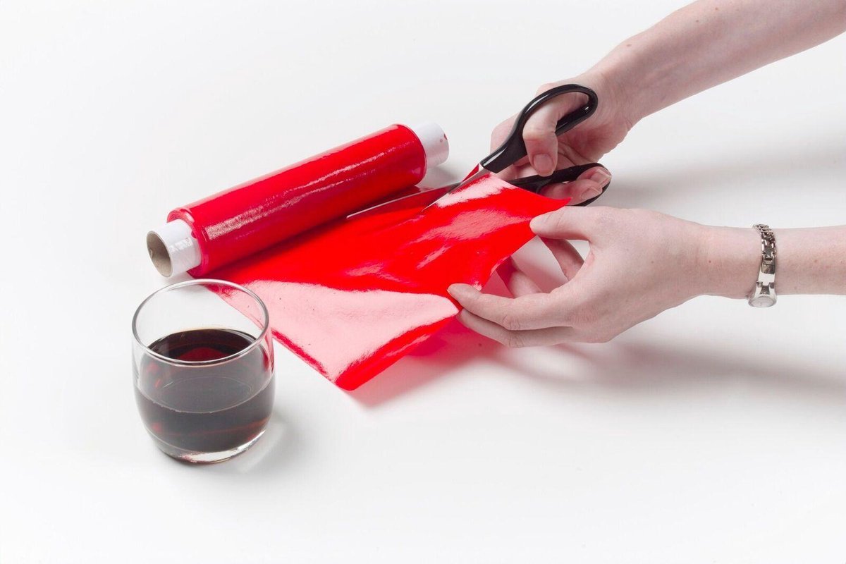 Gelamineerde antislip op rol  40 cm x 15 m - rood
