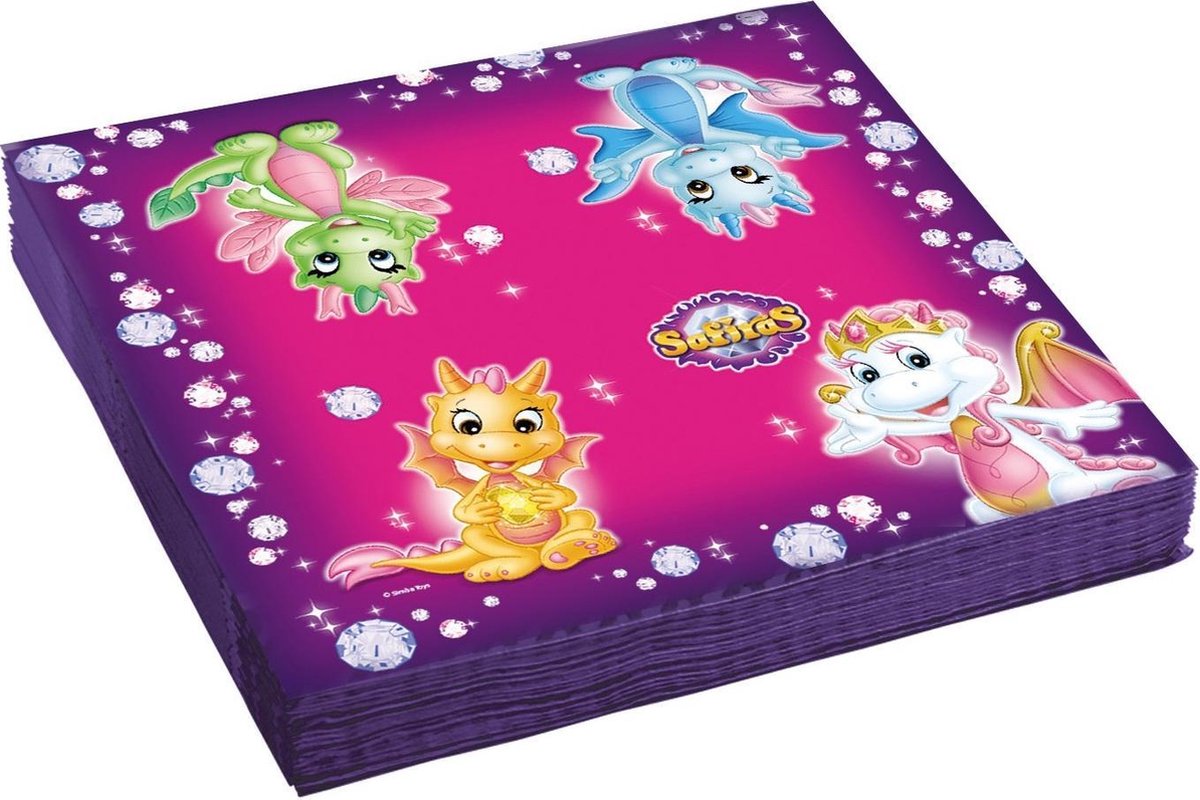Simba Servetten Safiras 33 Cm 20 Stuks Paars