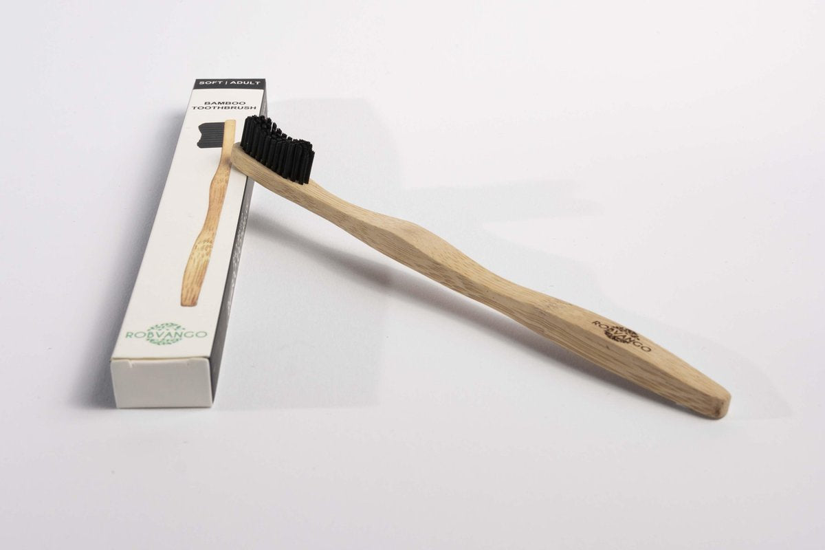 Robvango ©!!2stuk!! Bamboo Tandenborstel 2 stuk