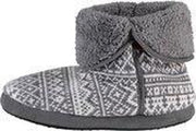 Pantoffels heren - Sloffen - Pantoffels - Sloffen heren - Hoog - Patroon - Wit - Grijs - Maat 43/44