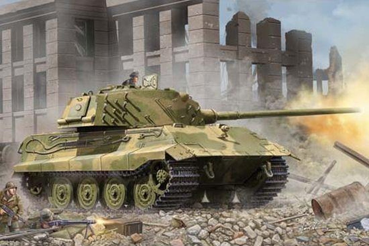Duitse tank E75 (75100 Tons) Standardpanzer - Trumpeter modelbouw pakket 1:35