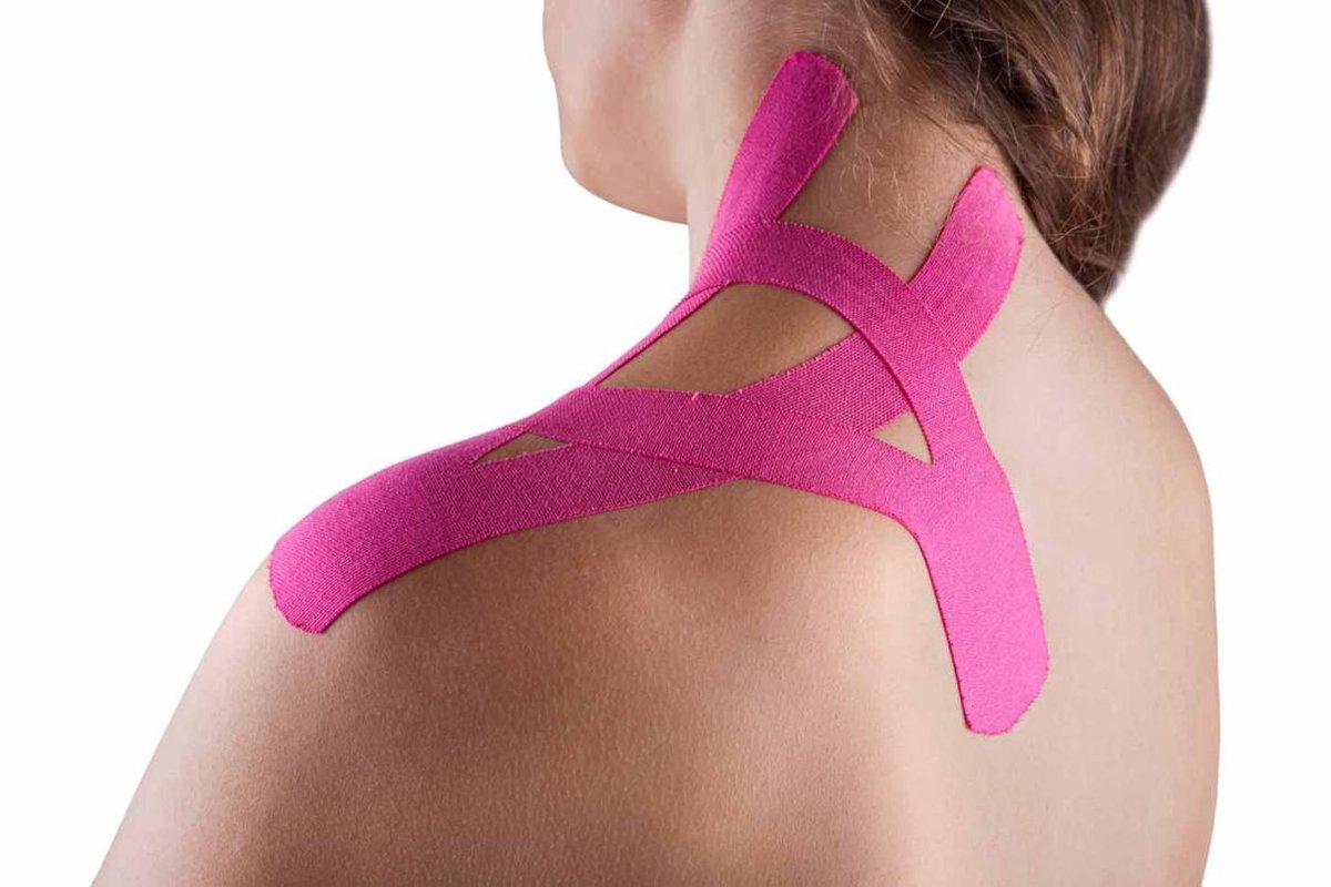 #DoYourFitness - 6x PREMIUM Kinesiologie Tape - Sporttape - 100% geweven katoen / waterbestendig - rollengte 5m