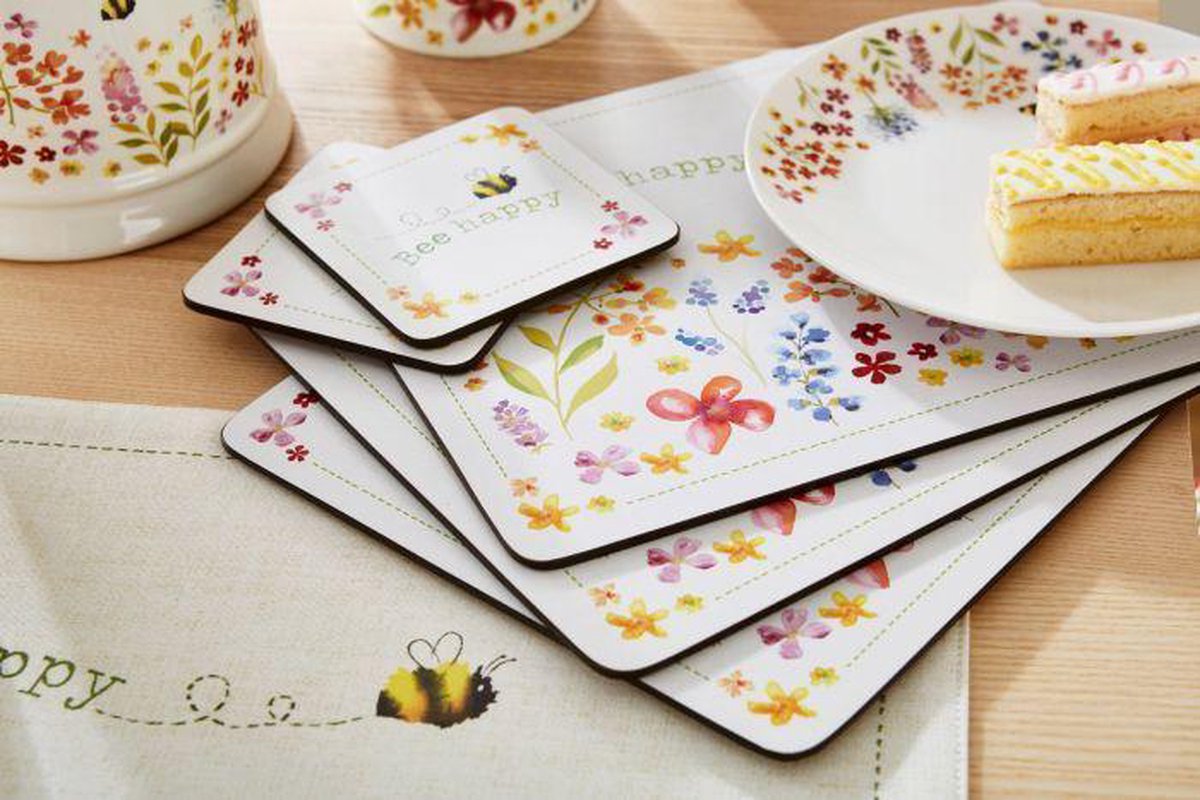 Cooksmart Placemats (Per 4st.) Bee Happy