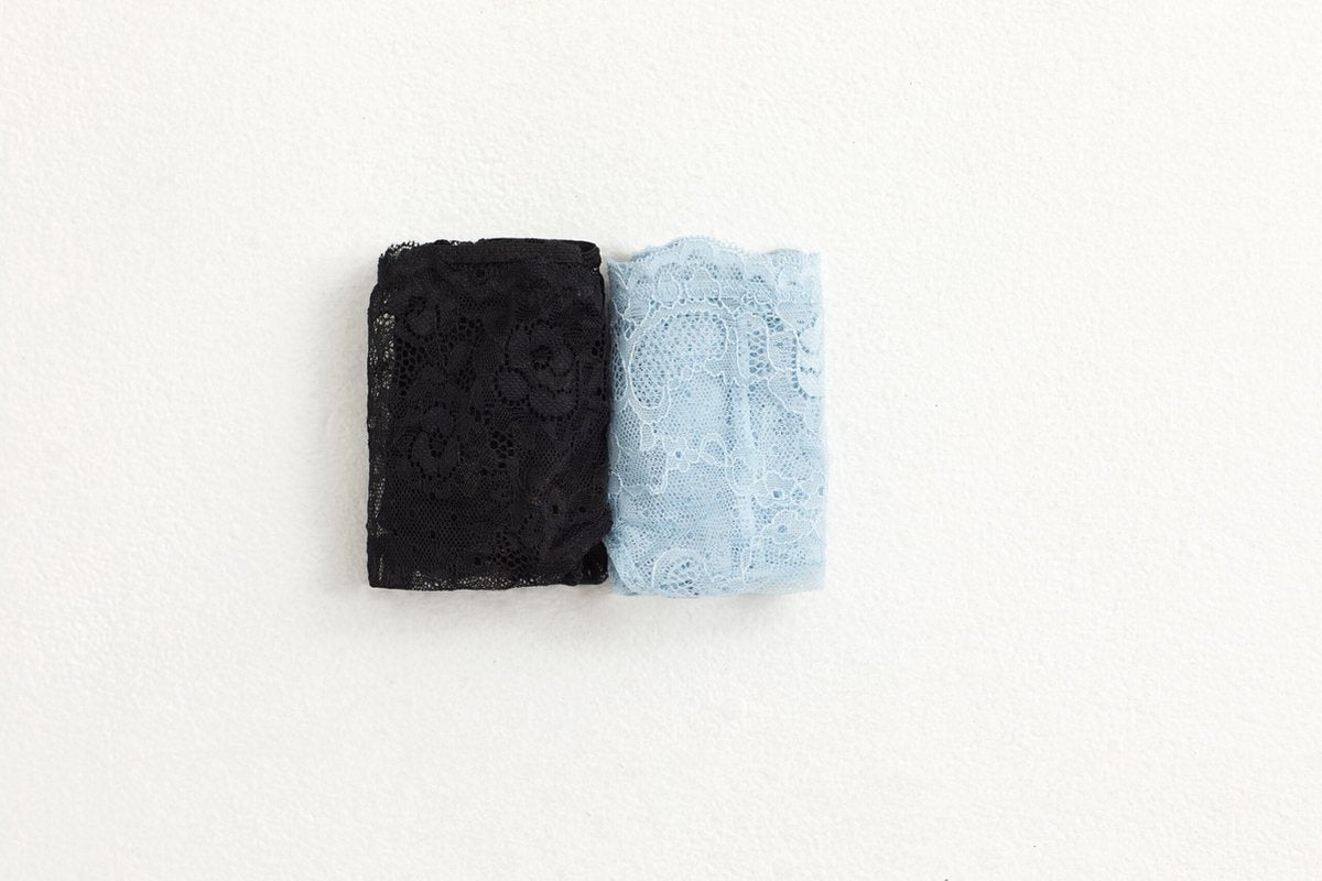 Promise - Sweet Basics Midi-Slip 2-Pack 1 - maat M - Blauw Zwart