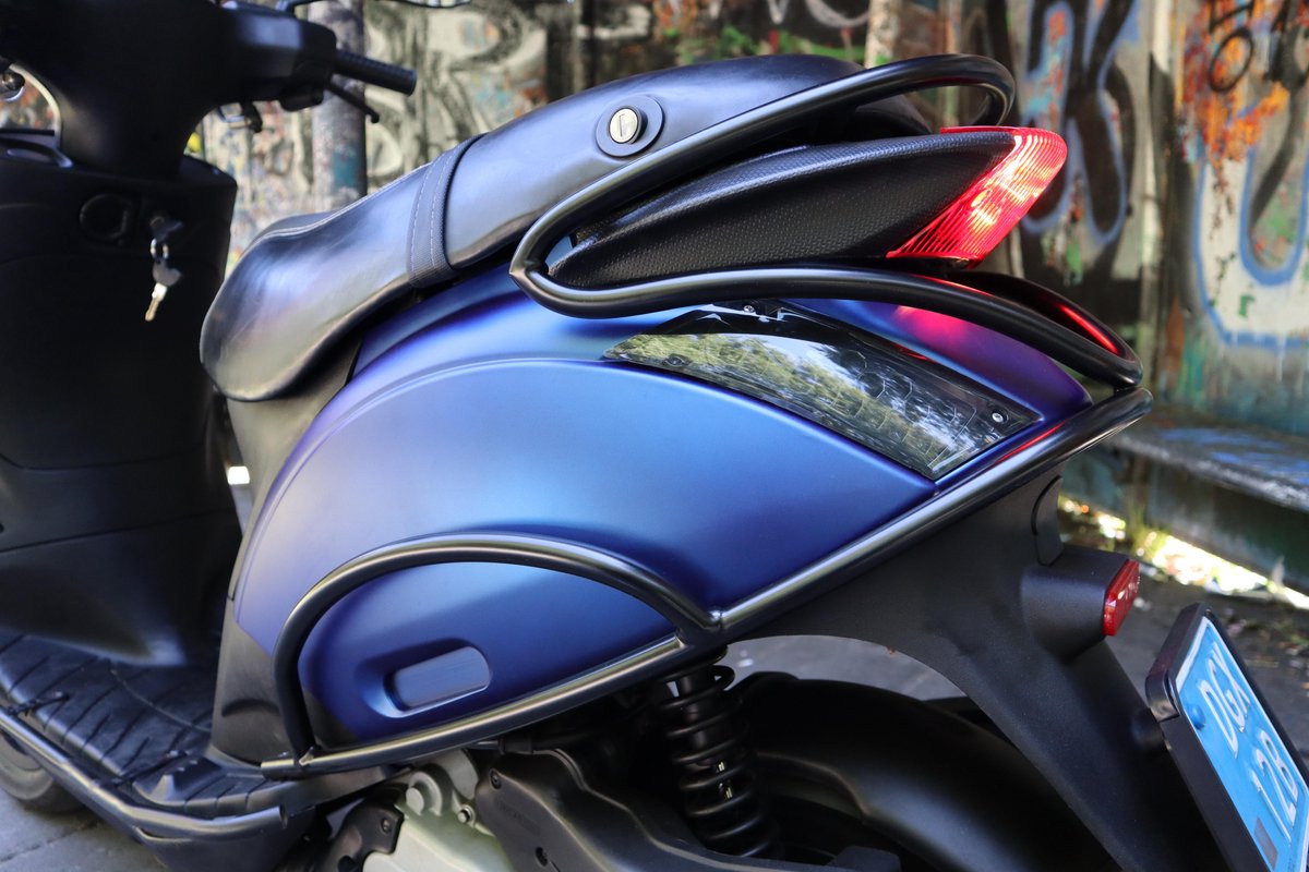 Zip Achterbeugel - Piaggio zip 2000 - Zip valbeugels - (Achterzijde) (Mat)
