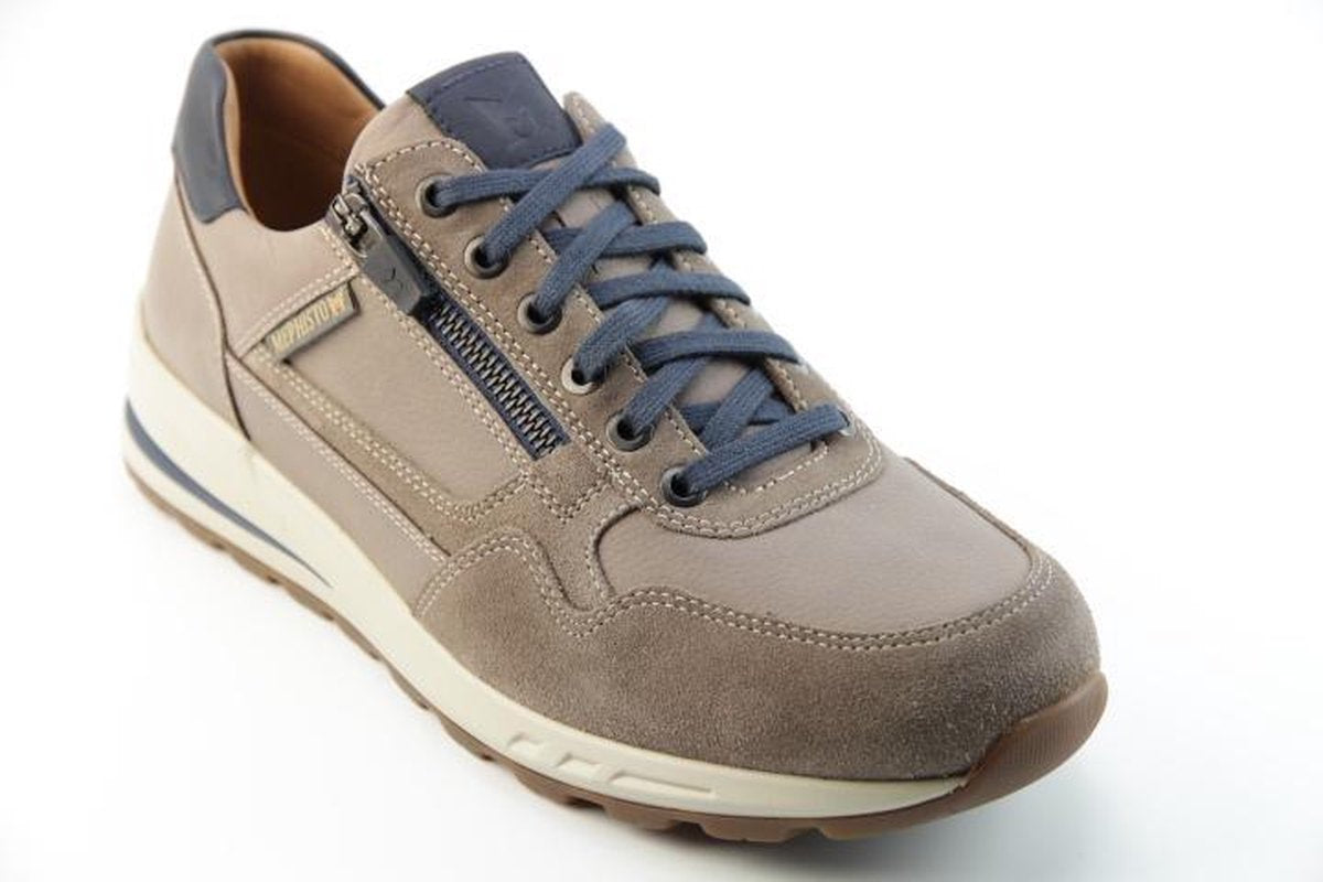 Mephisto Bradley Velsport Taupe Veterschoenen Heren 47