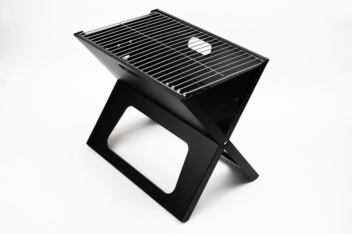 CuisiNoon® Premium Draagbare BBQ - Inclusief ijzeren schoonmaakborstel - Barbecue met borstel