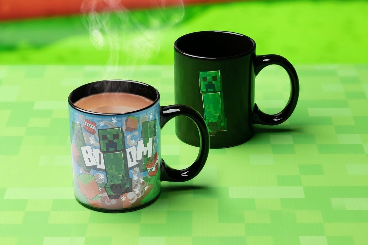 MINECRAFT KUBEK ZMIENIAJCY KOLOR CREEPER