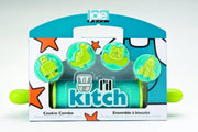 Koekjes bakset blauw-groen voor kinderen - JOIE - Kinderdeegrol - Koekjesvormen