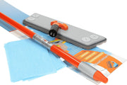 Stofwisser 40 cm met telescopische steel en 10 stofdoeken - VloerFlipper40 - Huishouden - Schoonmaken - Stofwissers/vloerwissers