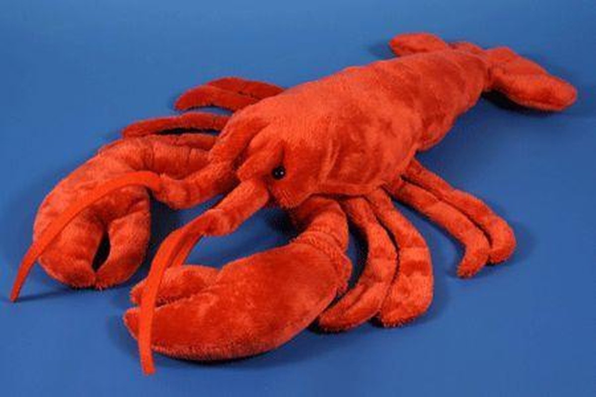 Pluche rode kreeft knuffel 30 cm