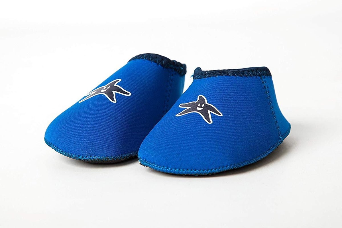 Yoccoes zwem/strandschoentjes blauw (6-12 Mnd)
