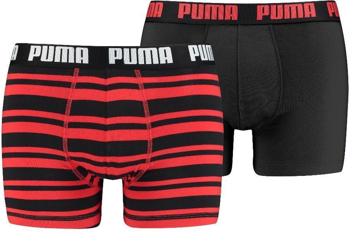 heritage stripe 2-pack rood & zwart