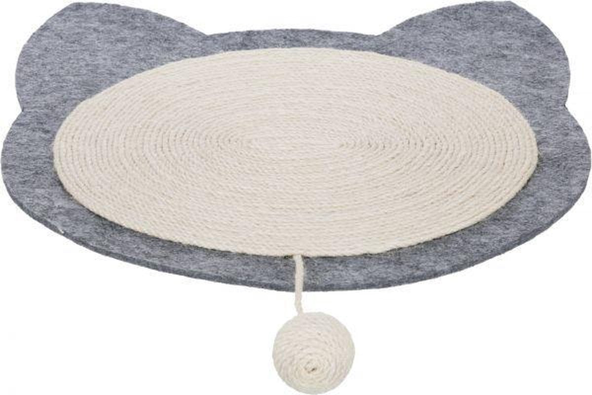 Krabmat van vilt en touw voor kitten / kleine kat 40 x 35 cm van Trixie