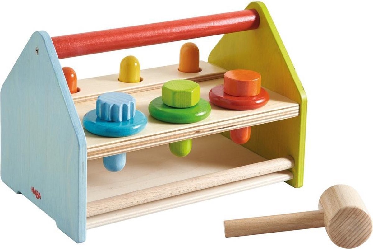 Haba Hamerbank Gereedschapskist 12-delig Multicolor