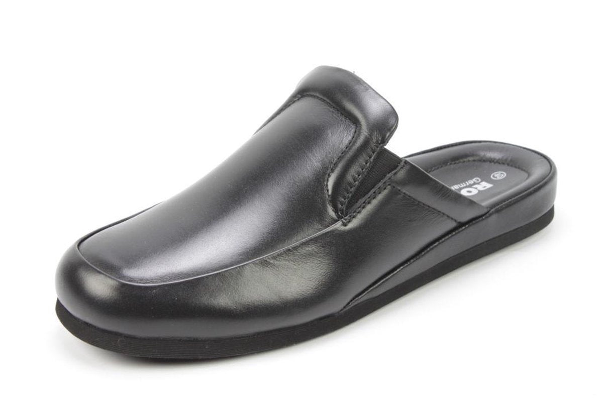 Romika CARLO 02 - Volwassenen Heren slippers - Kleur: Zwart - Maat: 47