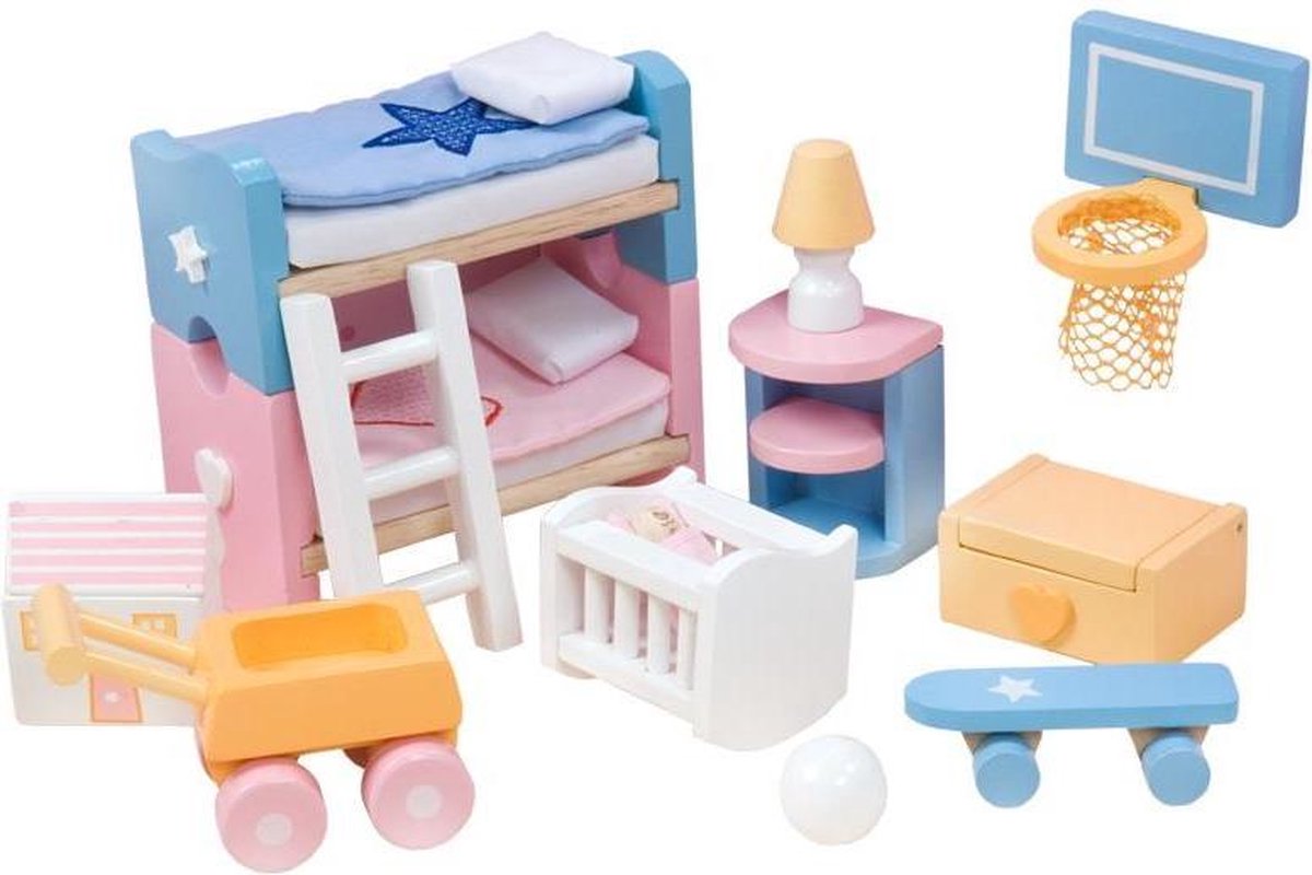 Le Toy Van Poppenhuismeubels Sugar Plum Kinderkamer - Hout