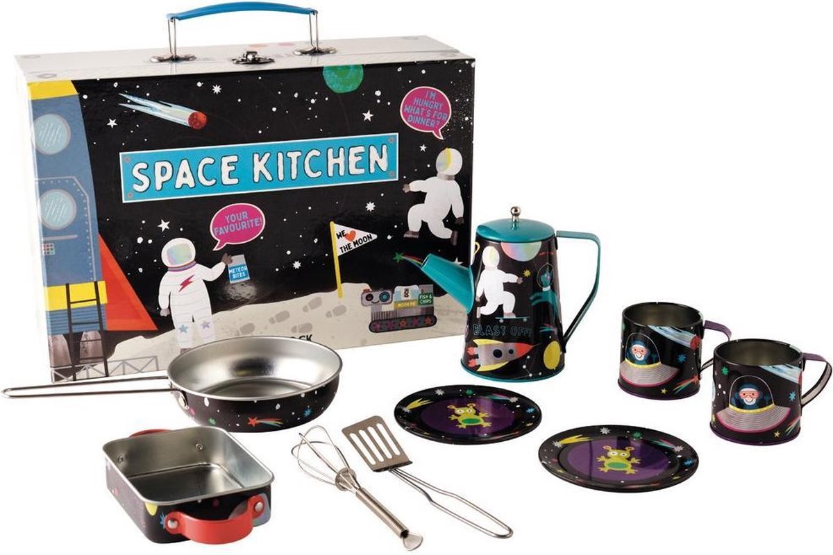 Floss & Rock Keukenset Space - 10 delig - Multi