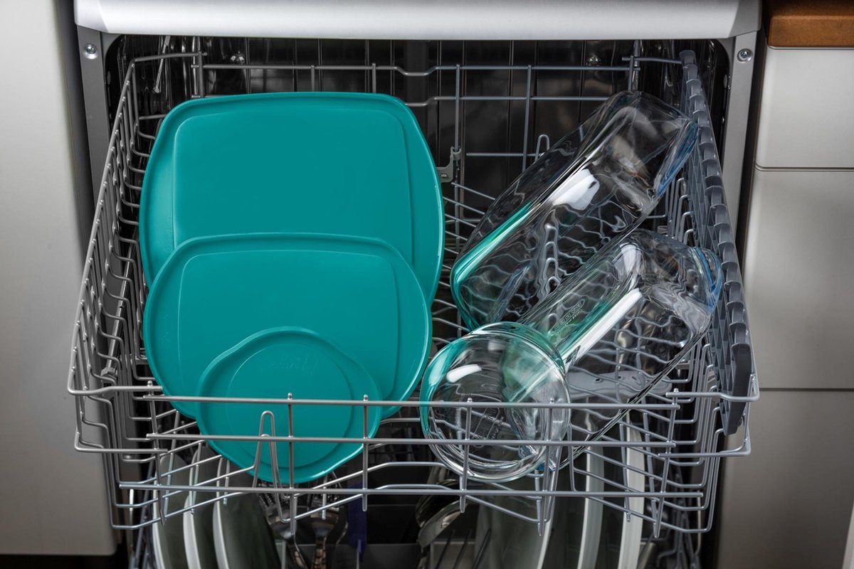 Pyrex - Cook & Store Schaal Rechthoek met Deksel 2