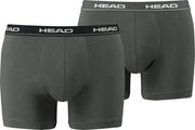 Head basic - Sportonderbroek - Onderbroek - Boxershort - Heren - Wit/Zwart/Grijs - 2 Pack - Maat S