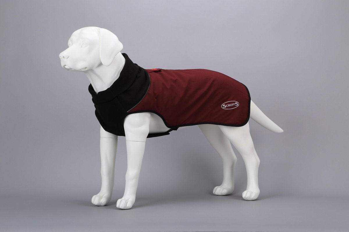 Scruffs Thermal Warme Hondenjas - Bordeaux - XXL 65 cm
