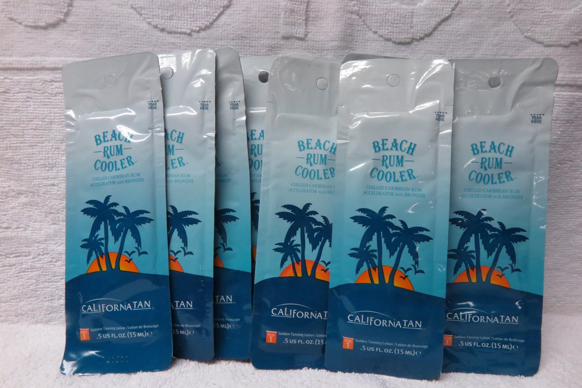California Tan BEACH RUM COOLER accelerator +Bronzer 15ml
