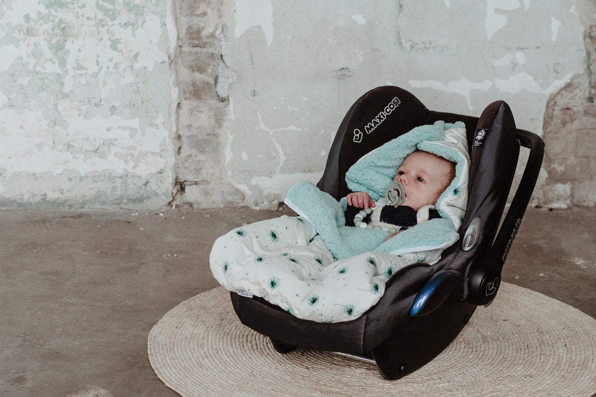 Wallabiezzz - Voetenzak Maxi Cosi - Voetenzakken Universeel - Comfortbag - Slaapzak - Dandelion Mint