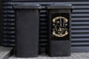 Container sticker Doodskop - Hoed - Retro - Tekening - 40x60 cm - Kliko sticker