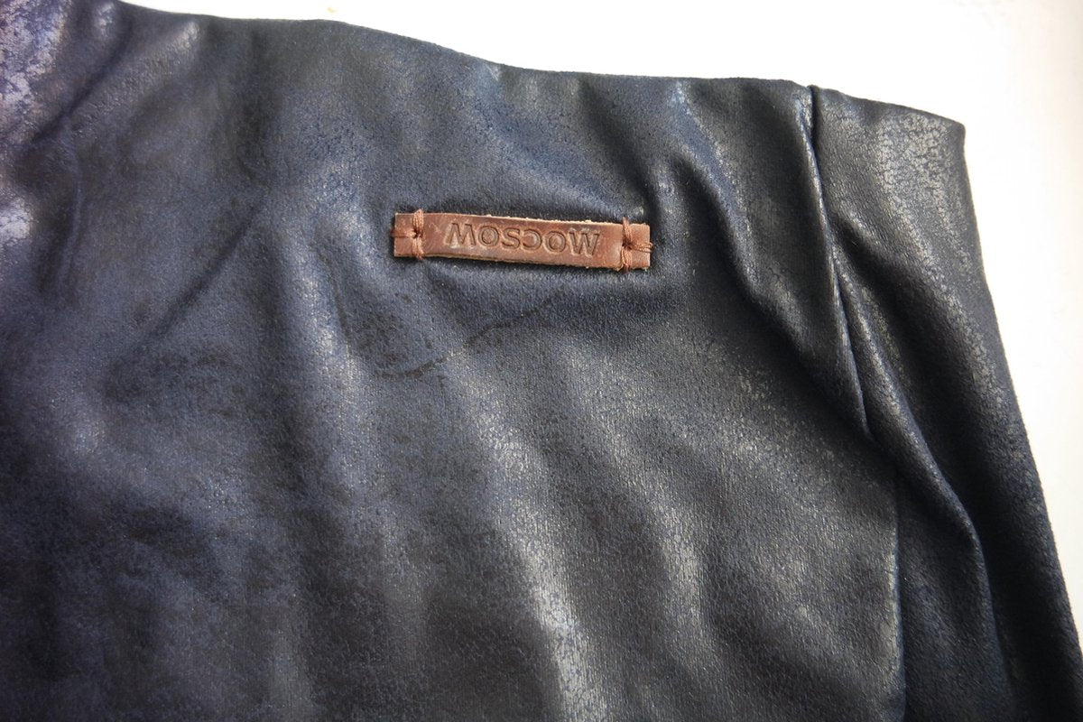 Moscow Legging Animal Skin Jersey - Zwart/Blauw - Maat M