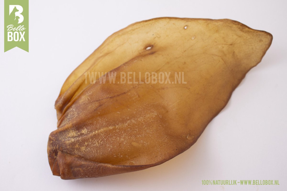 Bellobox - Runderoren gedroogd - 100% natuurlijke hondensnack - 50 stuks