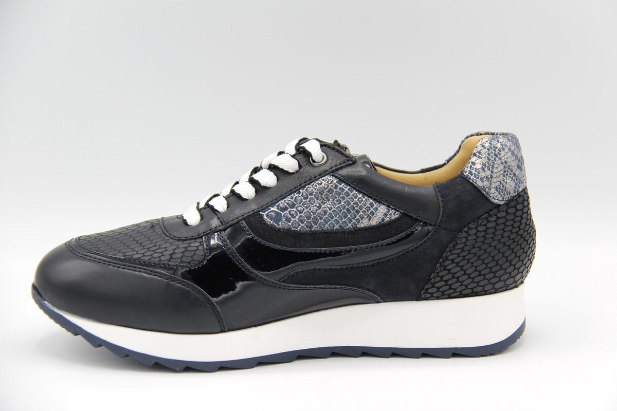 Heliofom Blauwe sneaker 250 006- H navy combi maat 43