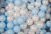 MeowBaby® Ballenbakballen set 100 ballenbak ballen - Wit Pearl