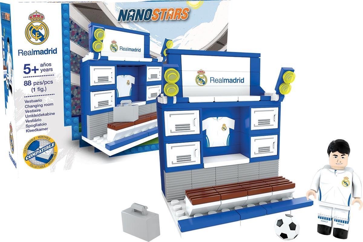 Megableu 7202 NanoStars - Kleedkamer Real Madrid - bouwspeelgoed