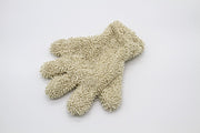 DEST - Auto washandschoen - Comfortabel - Vingergestuurd - Microvezel - Wit
