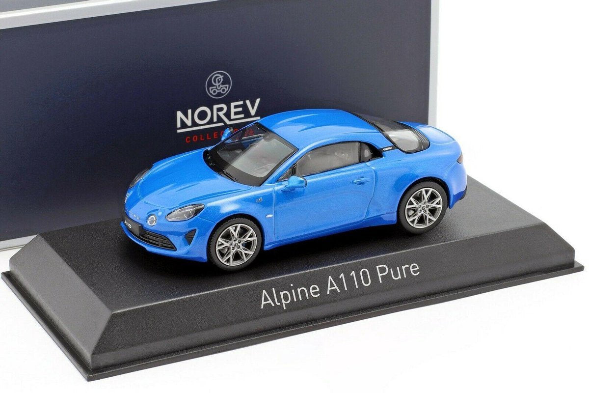 Renault Alpine A110 Pure 2018 Alpine Blue 1-43 Norev