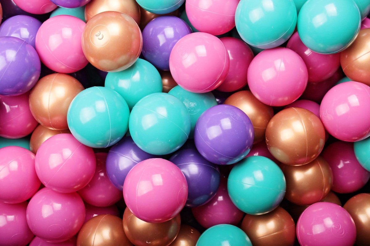 Ballenbak ballen 100 stuks - Violett