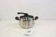 SNELKOOKPAN 22cm - 6L RVS INDUCTIE
