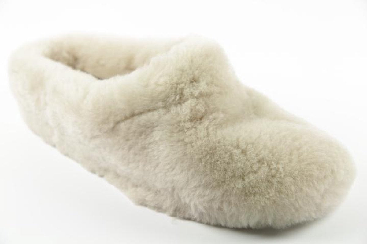 Giesswein GEROLDING - Volwassenen Dames pantoffels - Kleur: Wit/beige - Maat: 41