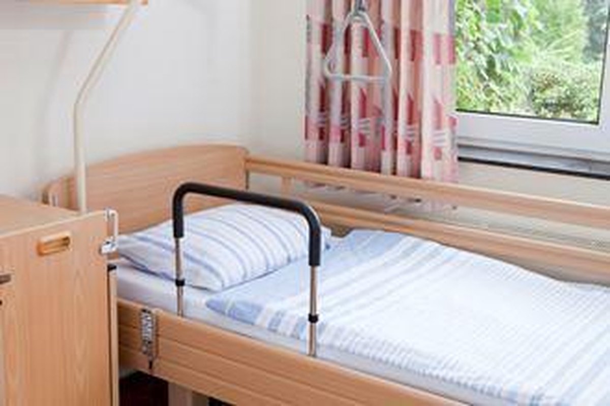 Adhome Bedleuning in hoogte verstelbaar - in RVS