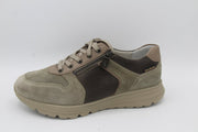 Mephisto- brayan- light kaki- beige sportieve veterschoen-brede leest- heren- maat 9