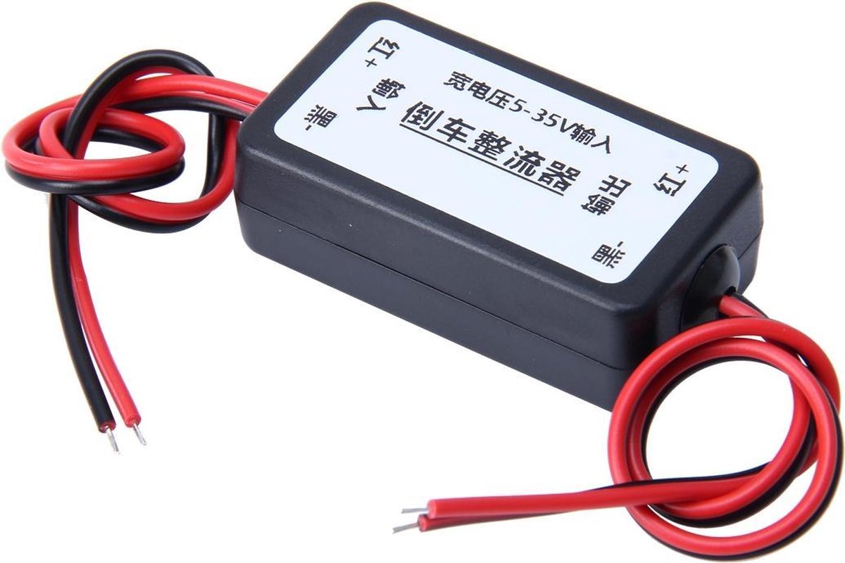 5-35V Auto Auto achteruitrijcamera Spanningssignaal Ballast Rimpel Spatscherm Interferentie Stroomfilter