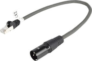 Sweex 3-pins XLR (m) - RJ45 (m) adapter - 0