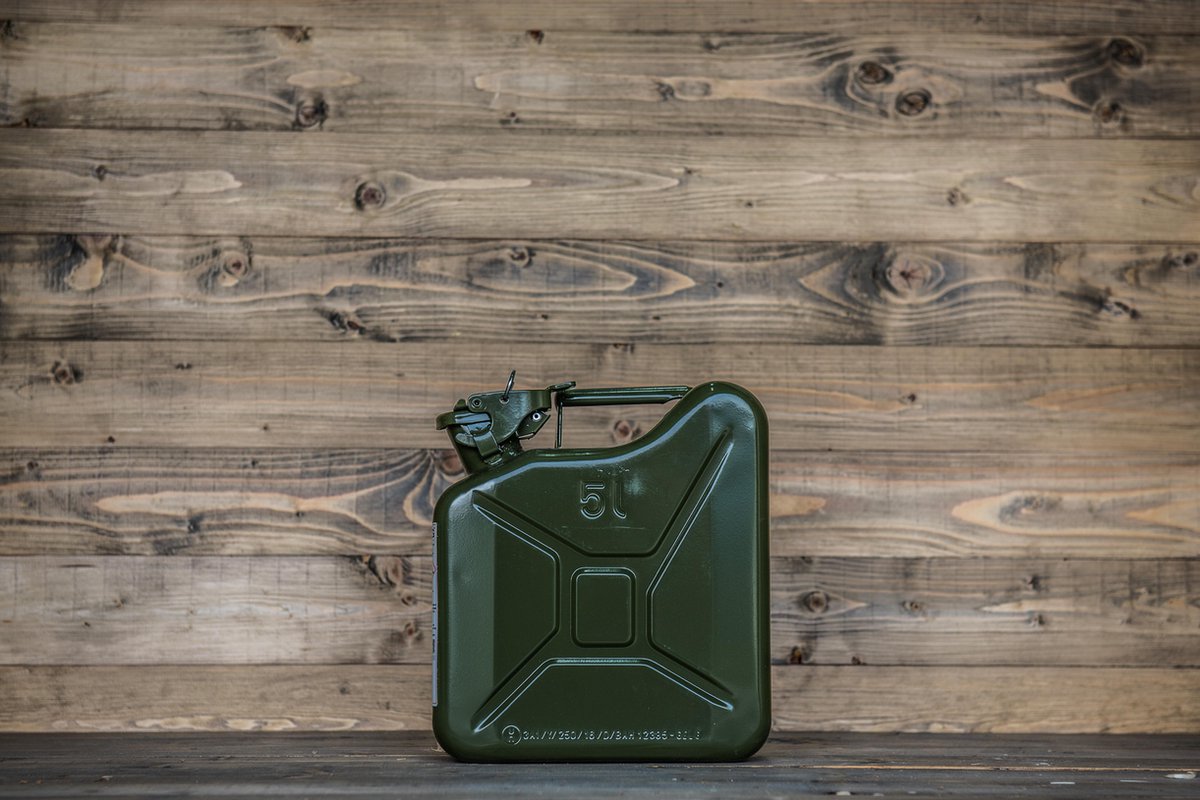 Designed by Man Jerrycan - jerrycan - 5L - benzinebestendige coating