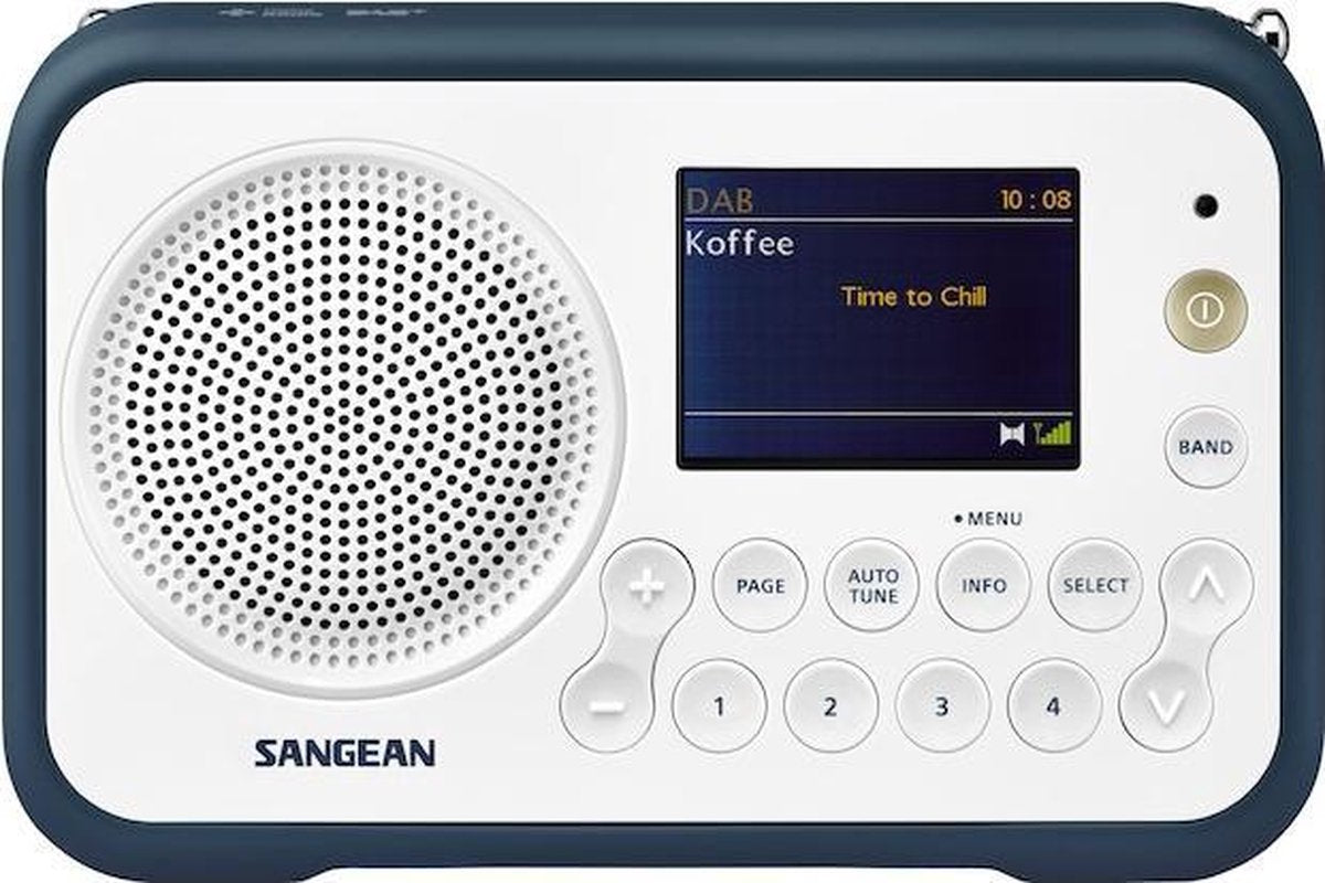 Sangean Traveller 760 - DPR-76 - Draagbare radio met DAB+/FM en batterijlader - Inktblauw
