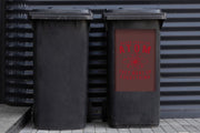 Container sticker Atomen - Rood - Retro - 40x60 cm - Kliko sticker