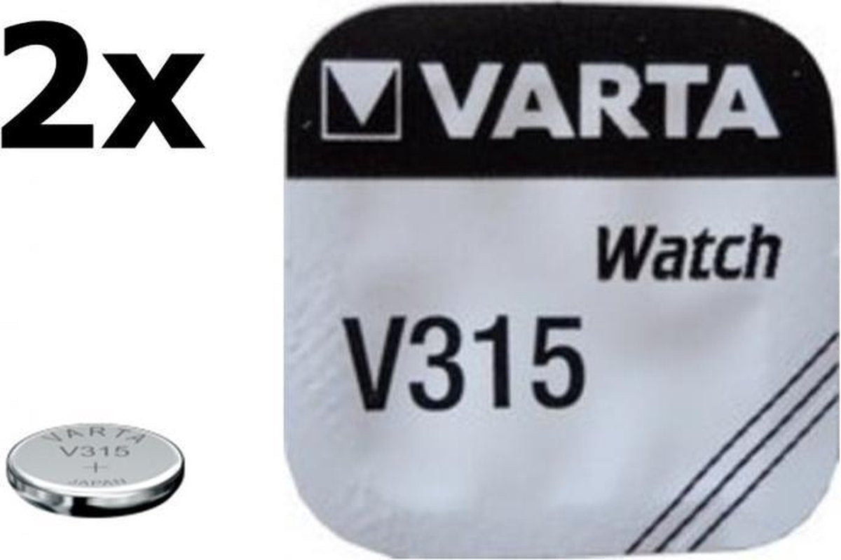 2 Stuks Varta 315 / 314 / SR 716 SW knoopcel batterij