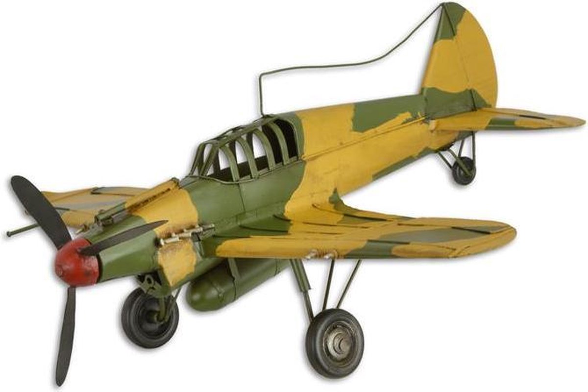 Spitfire gevechtsvliegtuig - Beeld - Tinnen model - 14