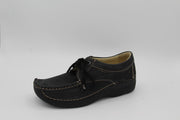 Wolky- 6286 seamy stroll- Dames- Blauwe veterschoen- maat 37