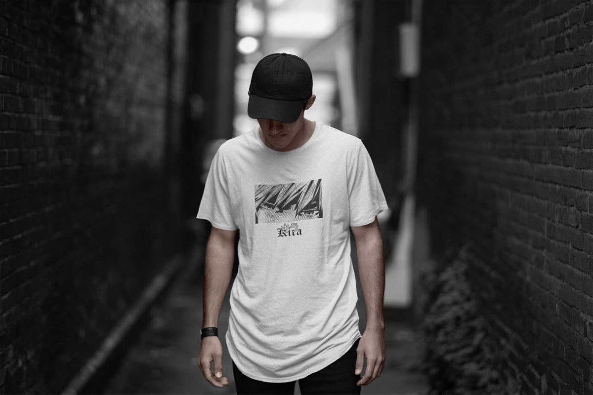 Yagami Light Death Note Manga T-Shirt - Wit - Kira - Comic - Anime Merchandise - Cadeau voor geeks - Unisex Maat S
