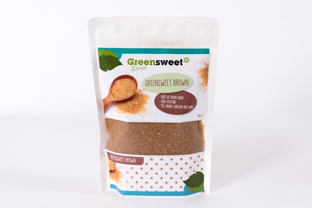 Greensweet Stevia kristal brown 400 gram